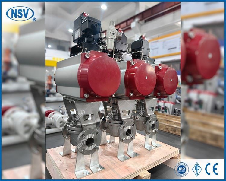 904L Pneumatic Sleeve Plug Valve factory