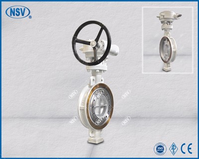 Trostruki ekscentrični WCB leptir ventil